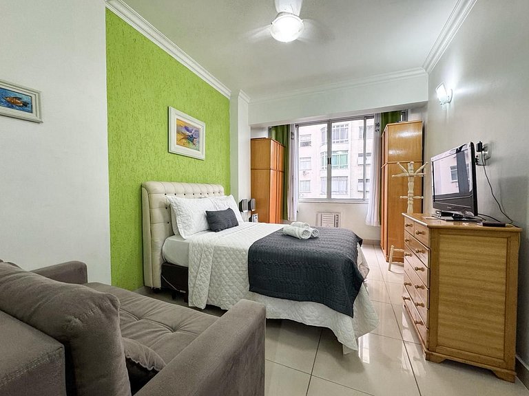 Apto. a 5 min da praia de Copa e do metrô