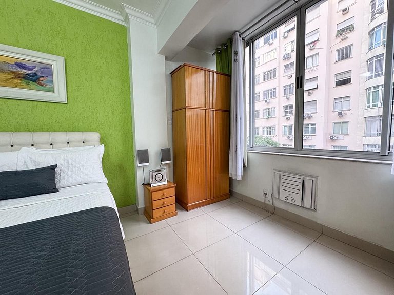 Apto. a 5 min da praia de Copa e do metrô