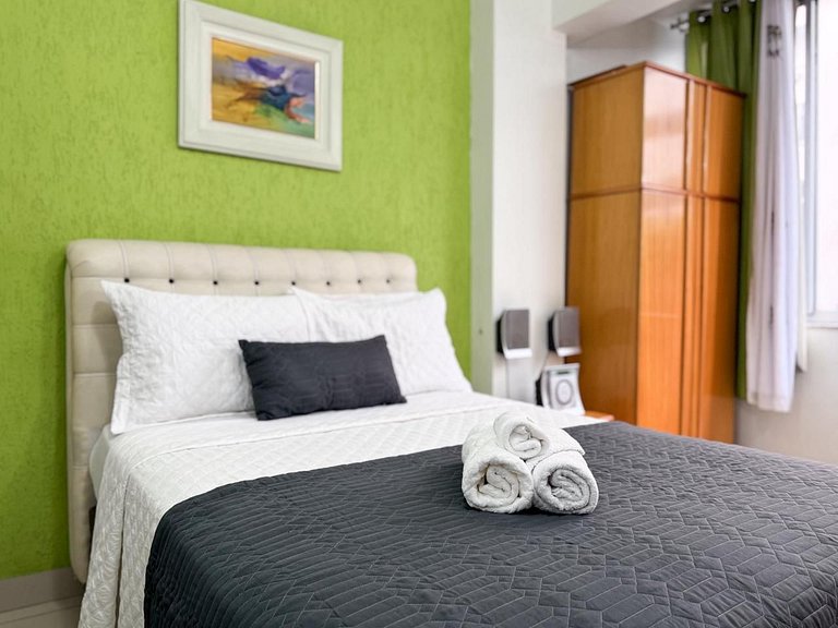 Apto. a 5 min da praia de Copa e do metrô