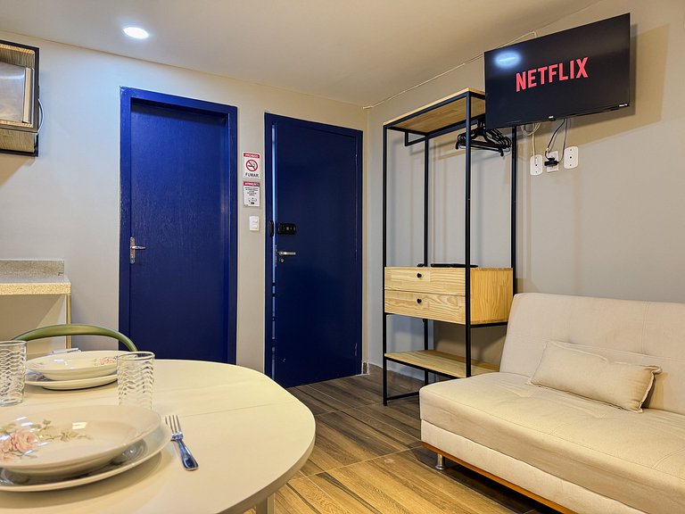 Studio no Centro ao lado do metrô e Aeroporto SDU